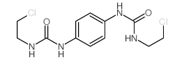 1-(2-chloroethyl)-3-[4-(2-chloroethylcarbamoylamino)phenyl]urea Structure