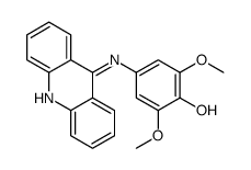 4-(acridin-9-ylamino)-2,6-dimethoxyphenol结构式