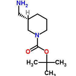 (S)-1-Boc-3-(Aminomethyl)piperidine structure