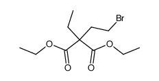 ethyl-(2-bromo-ethyl)-malonic acid diethyl ester结构式