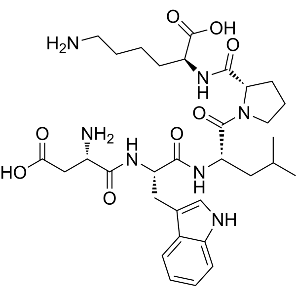 Cyclic PSAP peptide结构式