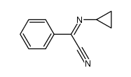 N-cyclopropylbenzimidoyl cyanide Structure