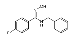(Z)-N-benzyl-4-bromo-N'-hydroxybenzimidamide Structure