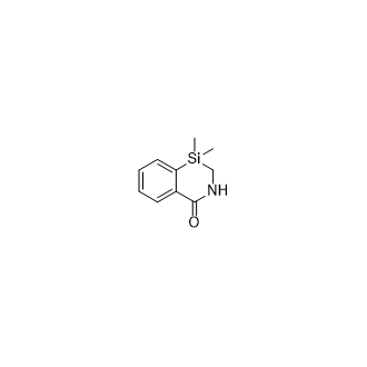 1,1-Dimethyl-2,3-dihydrobenzo[d][1,3]azasilin-4(1H)-one Structure