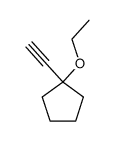 Cyclopentane, 1-ethoxy-1-ethynyl- (9CI)结构式