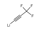 lithium (trifluoromethyl)acetylide Structure
