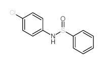 Benzenesulfinamide,N-(4-chlorophenyl)-结构式
