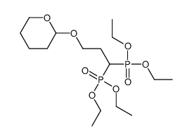 Tetraethyl(O-tetrahydropyranyl-propylidene)bisphosphonate structure