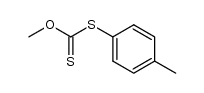 S-(p-Tolyl)-xanthogensaeure-methylester结构式
