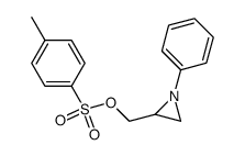 (1-phenylaziridin-2-yl)methyl 4-methylbenzenesulfonate结构式