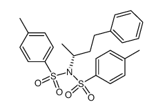 (R)-N,N-di-(p-toluenesulfonyl)-1-methyl-3-phenylpropylamine结构式