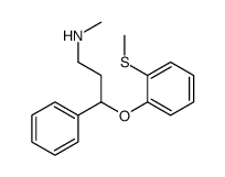 N-Methyl-3-[2-(methylsulfanyl)phenoxy]-3-phenyl-1-propanamine结构式