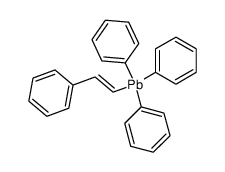 triphenyl-styryl plumbane Structure