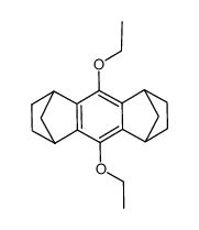 9,10-Diethoxy-1,4:5,8-dimethano-1,2,3,4,5,6,7,8-octahydroanthracene结构式