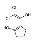 1-Cyclopentene-1-methanol, alpha-(dichloromethylene)-2-hydroxy- (9CI) structure