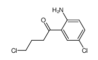 1-(2-Amino-5-chloro-phenyl)-4-chloro-butan-1-one Structure