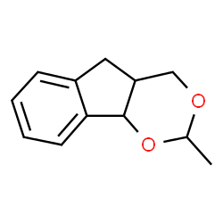 Indeno[1,2-d]-1,3-dioxin, 4,4a,5,9b-tetrahydro-2-methyl- (9CI)结构式