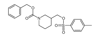 3-(Toluene-4-sulfonyloxyMethyl)-piperidine-1-carboxylic acid benzyl ester结构式