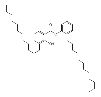 (2-dodecylphenyl) 3-dodecyl-2-hydroxybenzoate结构式