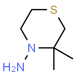 4-Thiomorpholinamine,3,3-dimethyl-(9CI) picture