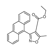 ethyl 3-anthracen-9-yl-5-methyl-1,2-oxazole-4-carboxylate Structure