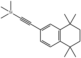 trimethyl((5,5,8,8-tetramethyl-5,6,7,8-tetrahydronaphthalen-2-yl)ethynyl)silane Structure