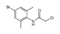 N-(4-bromo-2,6-dimethylphenyl)-2-chloroacetamide structure