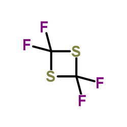 tetrafluoro-1,3-dithietane structure