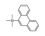 trimethyl(phenanthren-9-yl)silane Structure