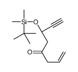 (6R)-6-[tert-butyl(dimethyl)silyl]oxyoct-1-en-7-yn-4-one Structure