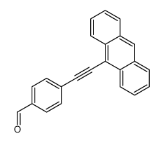 4-(2-anthracen-9-ylethynyl)benzaldehyde Structure