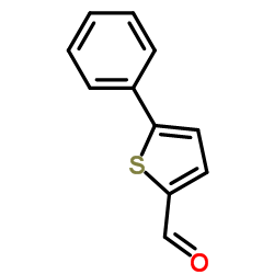 5-苯基-2-噻吩甲醛结构式