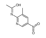 N-(3-methyl-5-nitropyridin-2-yl)acetamide Structure