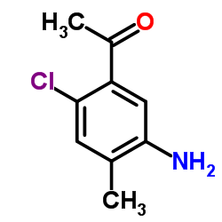 1-(5-Amino-2-chloro-4-methylphenyl)ethanone Structure