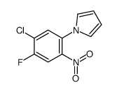 1-(5-chloro-4-fluoro-2-nitrophenyl)pyrrole结构式