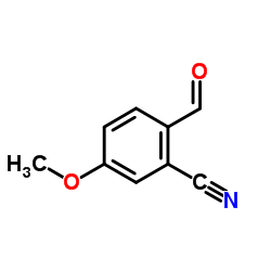 2-氰基-4-甲氧基苯甲醛结构式