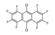9,10-二氯八氟蒽结构式