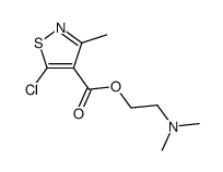 2-dimethylaminoethyl 5-chloro-3-methyl-thiazole-4-carboxylate Structure