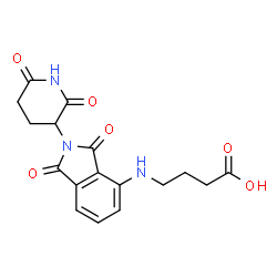 Pomalidomide-C3-CO2H structure