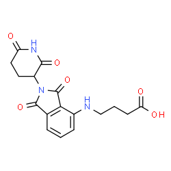 Pomalidomide-C3-CO2H Structure