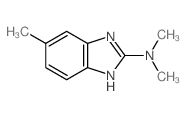 1H-Benzimidazol-2-amine,N,N,6-trimethyl- Structure