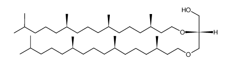 2,3-bis-O-[(3R,7R,11R)-3,7,11,15-tetramethylhexadecan-1-yl]-sn-glycerol Structure