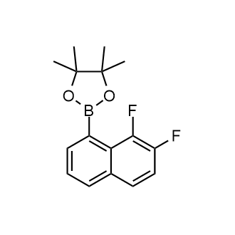 2-(7,8-Difluoronaphthalen-1-yl)-4,4,5,5-tetramethyl-1,3,2-dioxaborolane Structure