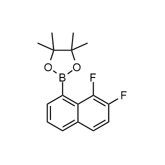 2-(7,8-Difluoronaphthalen-1-yl)-4,4,5,5-tetramethyl-1,3,2-dioxaborolane structure