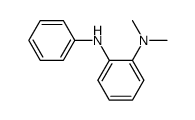 N1,N1-dimethyl-N2-phenylbenzene-1,2-diamine结构式