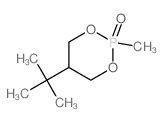 2-methyl-5-tert-butyl-1,3-dioxa-2$l^C8H17O3P-phosphacyclohexane 2-oxide结构式