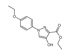 ETHYL 1-(4-ETHOXYPHENYL)-4-HYDROXY-1H-PYRAZOLE-3-CARBOXYLATE Structure