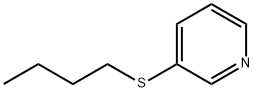 Butyl(pyridine-3-yl) sulfide结构式
