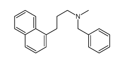 N-Benzyl-N-methyl-1-naphthalene-1-propanamine结构式