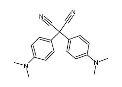 bis-p-(N,N-dimethylaminophenyl)malonitrile Structure
